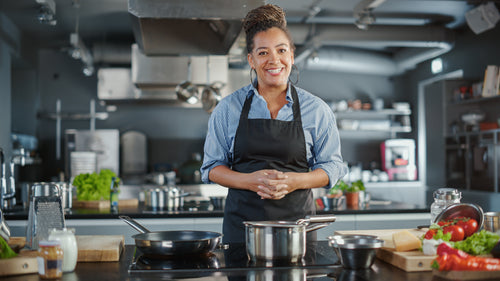 Commercial Kitchen Layout Chef in Restaurant Kitchen