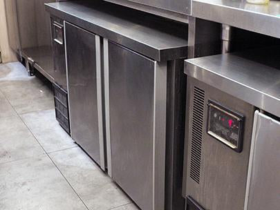 Commercial fridge under sales counter