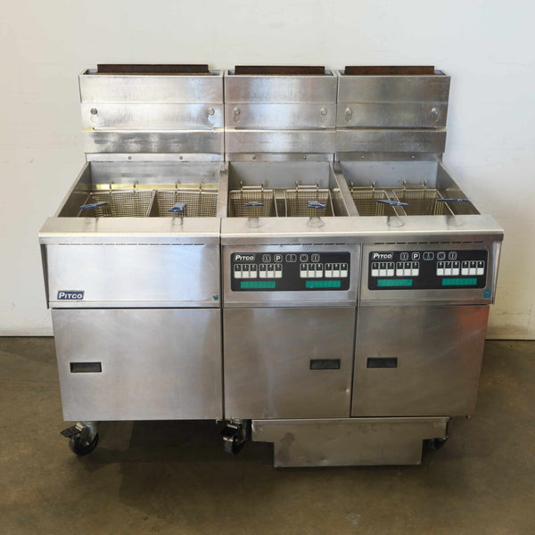 Pitco SG18 / 2 X SG14 - 3 Bank Fryer