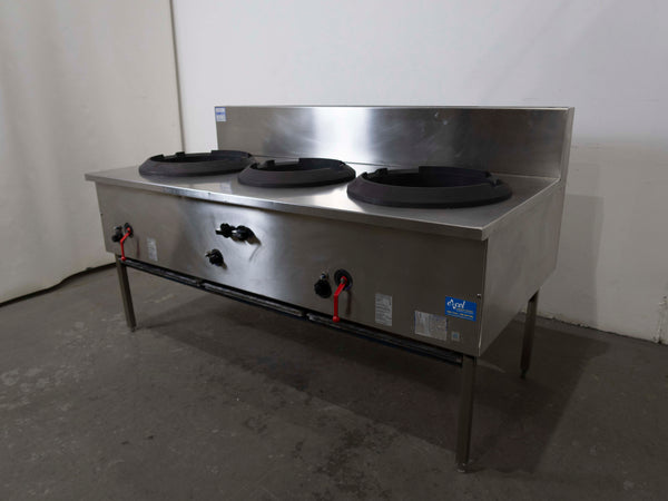 Complete WT-3 3 Hole Wok Table