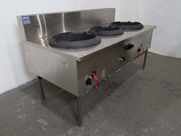 Complete WT-3 3 Hole Wok Table