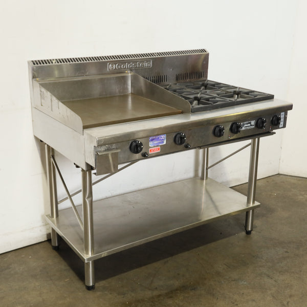 Goldstein PFB24G4 4 Burner Cooktop & Griddle