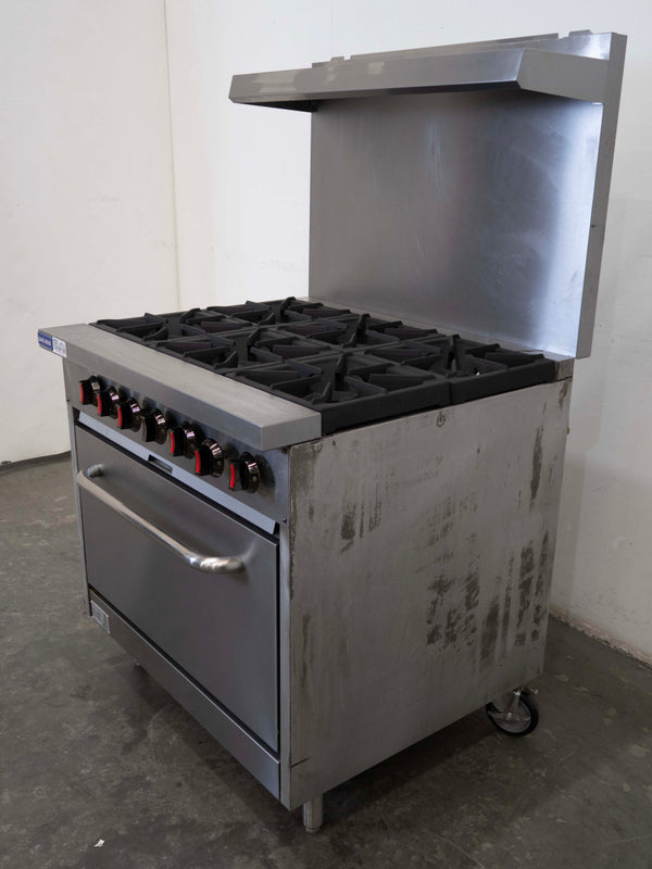 Gasmax S36(T) 6 Burner Range Oven