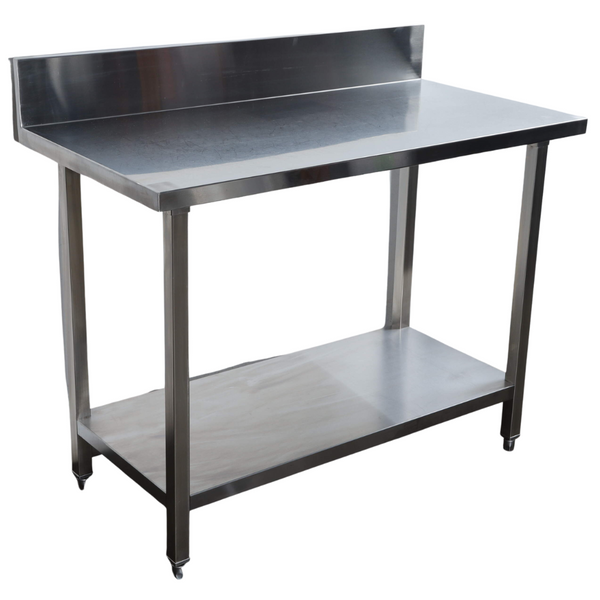 Stainless Steel Bench with Splashback