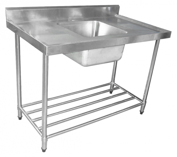 KSS 06-1800L - Sink With Splashback & Pot Rack