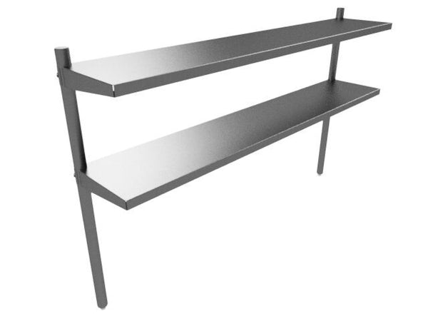 QSR Work Bench/Cut Bench Overhead Shelves 1500mm
