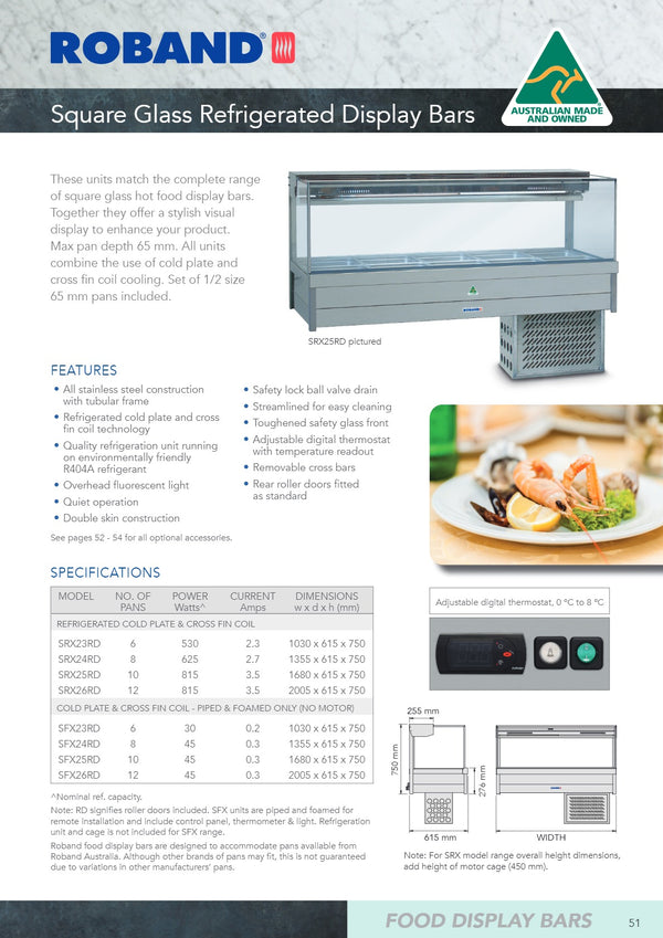 Roband SFX25RD - Cold Food Display