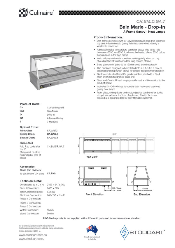 Culinaire CH.BM.D.GA.7 - Bain Marie