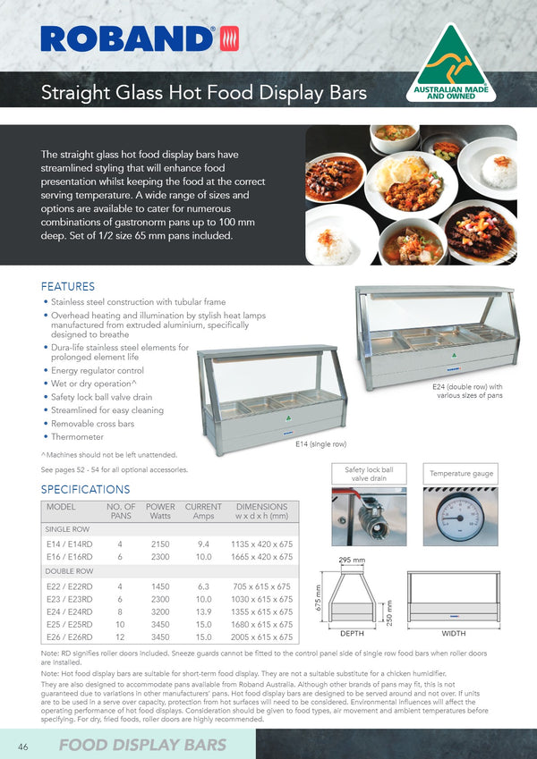 Roband E25 - Hot Food Display