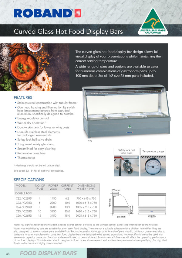 Roband C25 - Hot Food Display