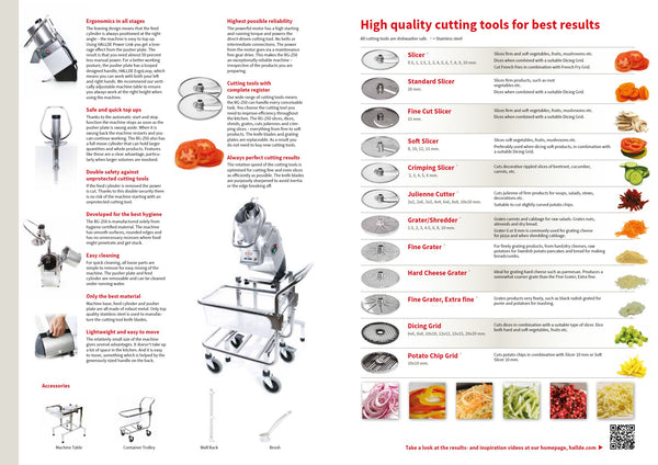 Hallde RG-250 - Vegetable Prep Machine