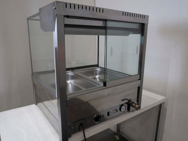 Roband S22 Square Glass Hot Food Display