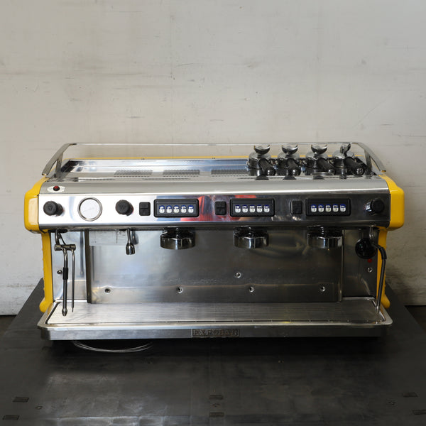 Expobar MegaCrem Yellow 3 Group Coffee Machine