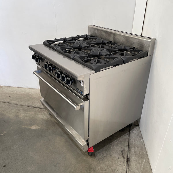 B&S VOV-SB6 6 Burner Range Oven