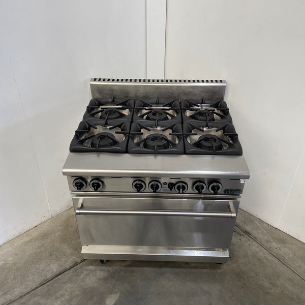 B&S VOV-SB6 6 Burner Range Oven