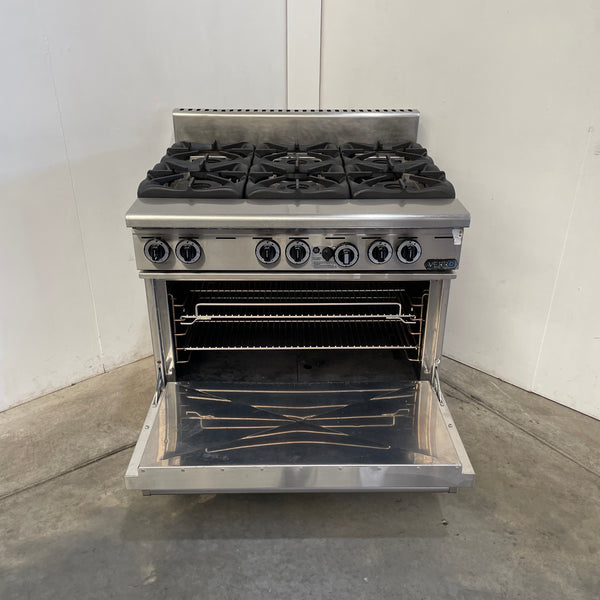 B&S VOV-SB6 6 Burner Range Oven