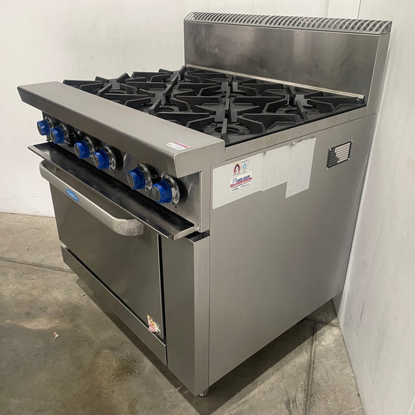 Cookrite ATO-6B-F 6 Burner Range Oven