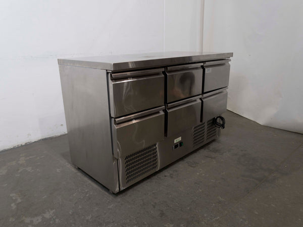 Thermaster XGNS1300-6D Six Drawer Compact Workbench Fridge