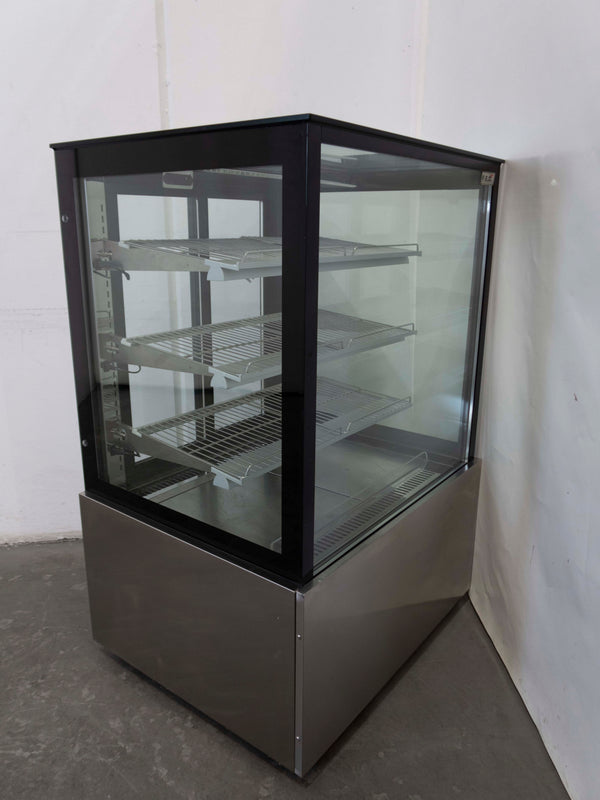 FED SL830V Square Glass Cake Display
