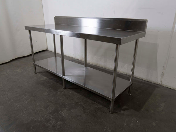 S/S Bench with Splashback 1800mm