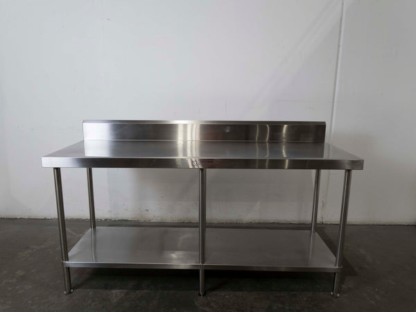 S/S Bench with Splashback 1800mm