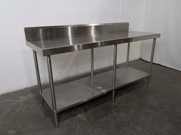 S/S Bench with Splashback 1800mm