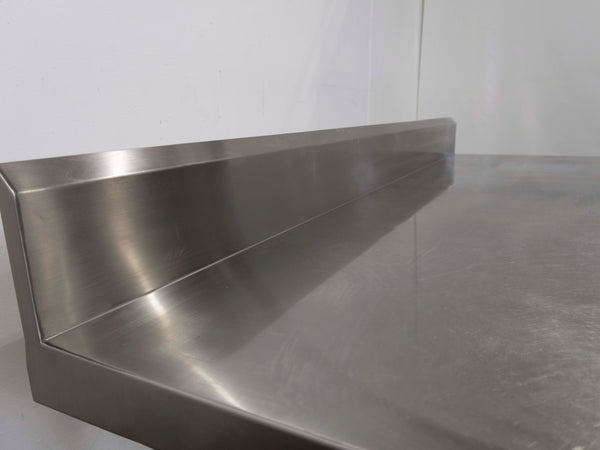 S/S Bench with Splashback 1800mm