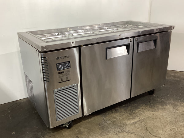Skipio SSR15-2 Undercounter Salad Prep Fridge