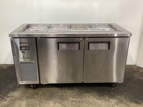 Skipio SSR15-2 Undercounter Salad Prep Fridge