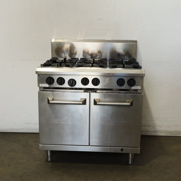 Luus RS-6B 6 Burner Range Oven