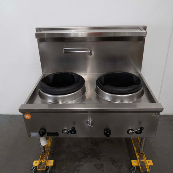 B&S UFWWK-2 Double Chimney Waterless Wok