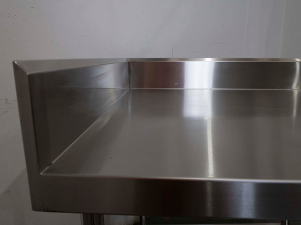 Simply Stainless Corner Bench with Splashback