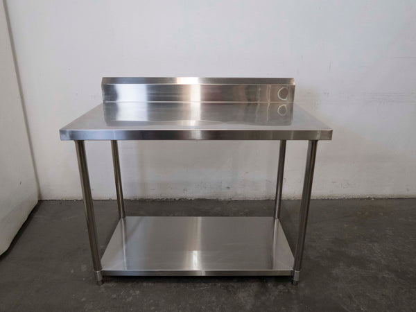 Stainless Steel Bench with Splashback