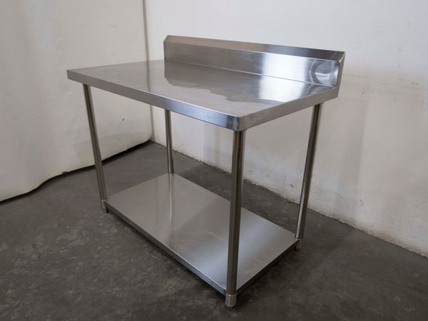Stainless Steel Bench with Splashback
