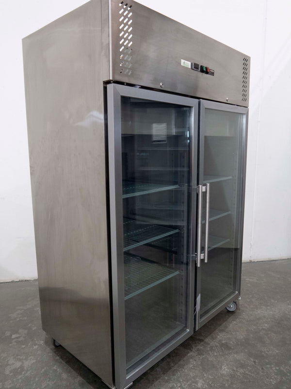 FED-X XURF1200G2V 2 Glass Door Upright Freezer