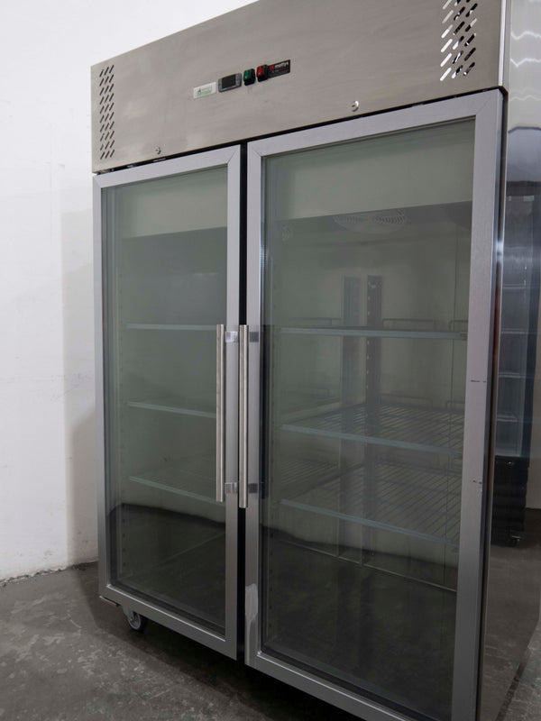 FED-X XURF1200G2V 2 Glass Door Upright Freezer
