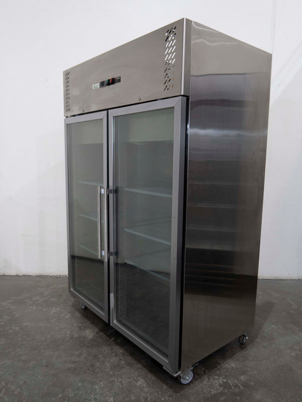 FED-X XURF1200G2V 2 Glass Door Upright Freezer
