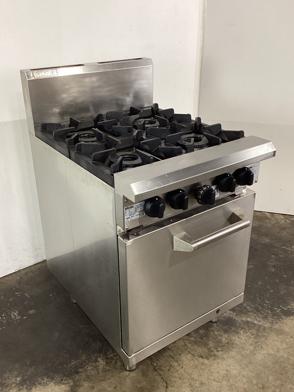 Luus RS-4B 4 Burner Range Oven