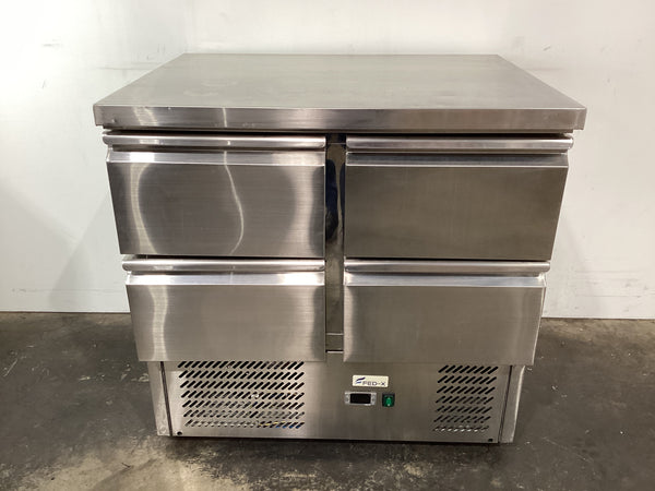 FED-X XGNS900-4D Workbench Fridge
