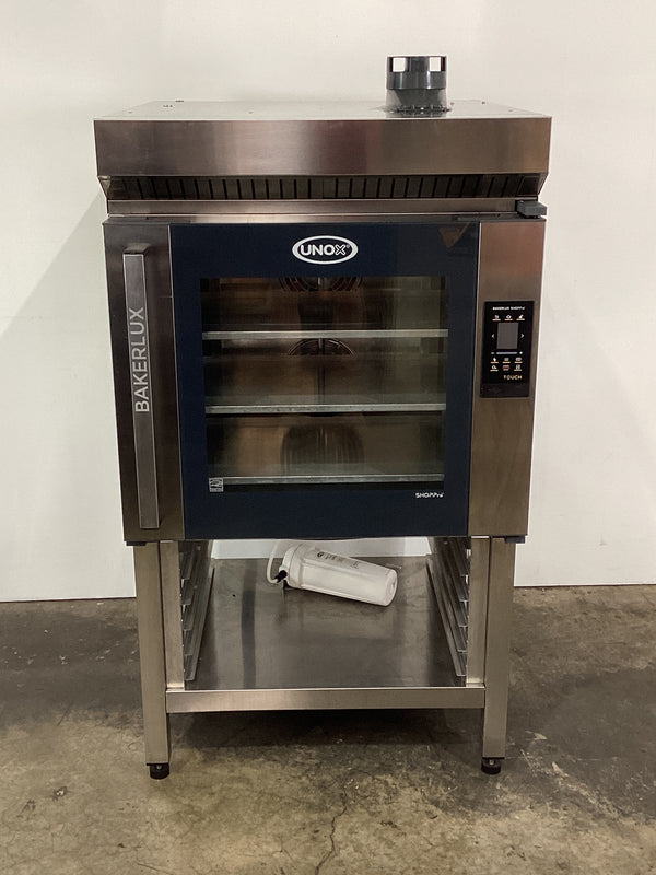 Unox XEFT-06EU-ETLV Convection Oven W/Stand & Exhaust Hood