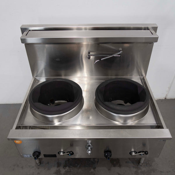 B&S UFWWK-2 2 Hole Wok Table
