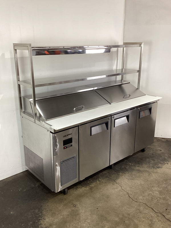 Skipio SHR18-3 Sandwich Prep Fridge