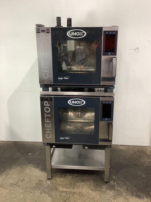 Unox XEVC-0511-EPRM Combi Ovens + Stand