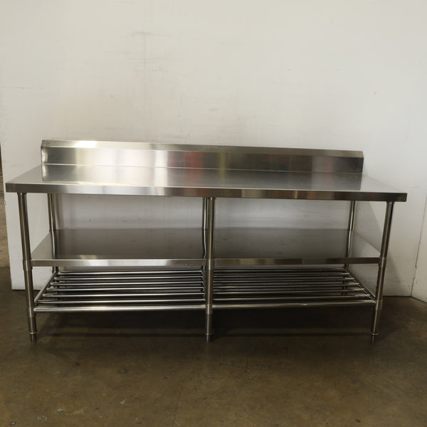 Stainless Steel Bench with Splashback