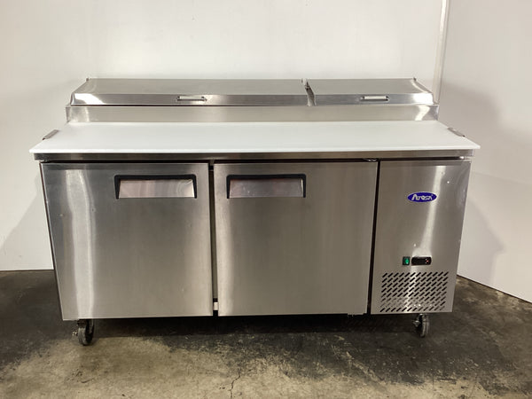 Atosa MPF8202 2 Door Pizza Prep Table Fridge