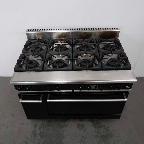 B&S OV-SB8 8 Burner Oven Range