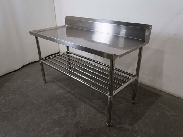 Stainless Steel Bench with Splashback