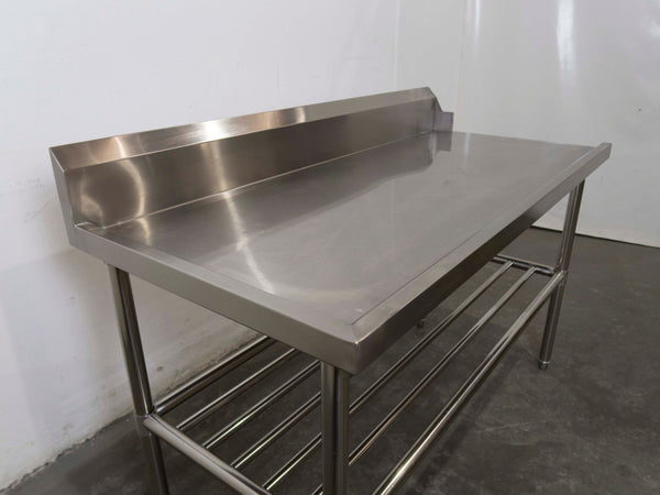 Stainless Steel Bench with Splashback