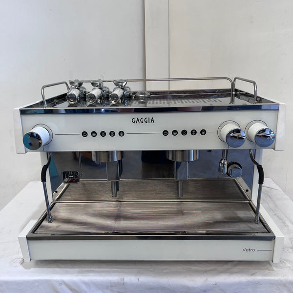 Gaggia Vetro Gaggia 2G 25 Tall Blanco Coffee Machine 2 Group
