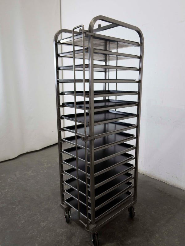 Stainless Steel 15 Tier Trolley